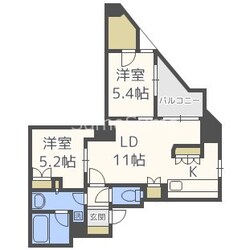 ラ・ヴィータ日本橋の物件間取画像